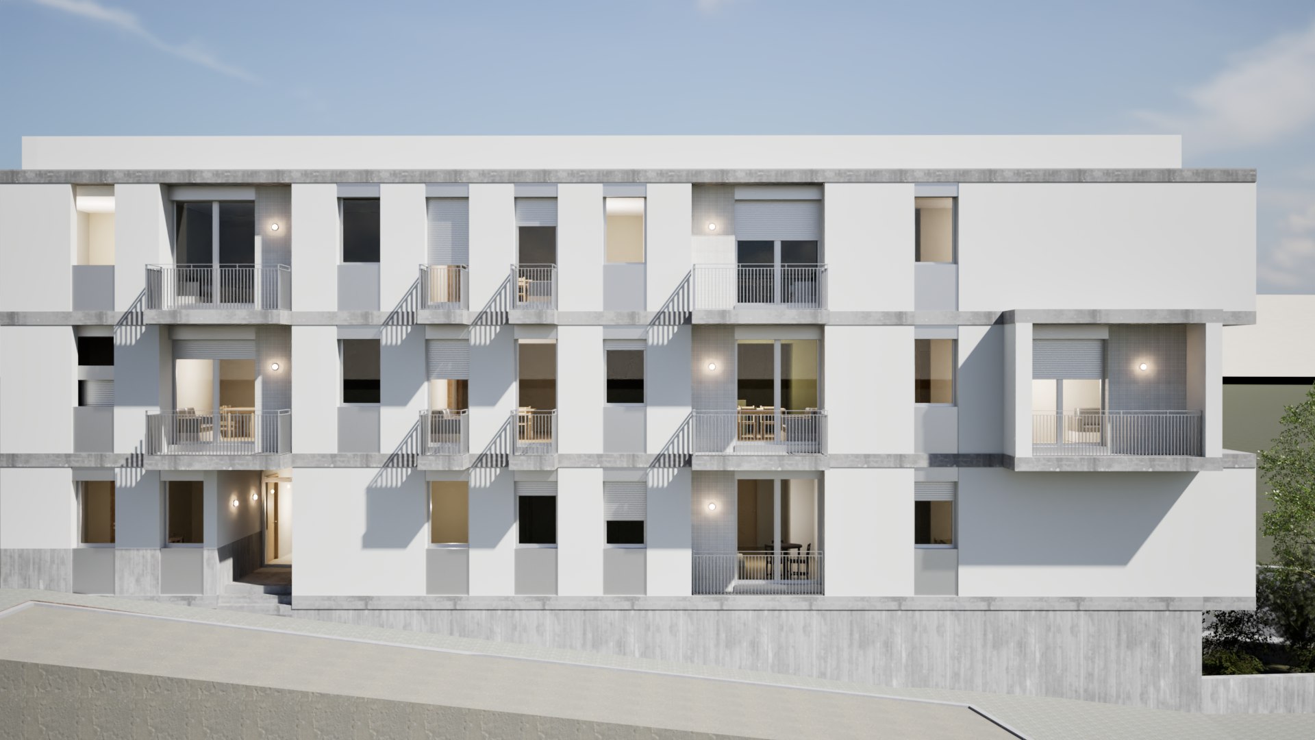 Edifício Residences Extrema - Fachada Principal
